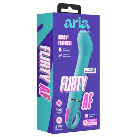Aria Rechargeable Vibe Flirty AF-Teal