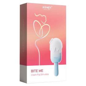 Honey Play Box Bite Me Cream Pop Stimulator-Blue
