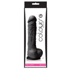 Colours Pleasures Dildo-Black 5"