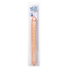 Size Queen Double Dildo-Ivory 17"