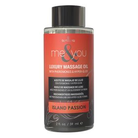 Sensuva Me & You Massage Oil-Island Passion 2oz