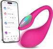 LOVENSE Lush 4 Remote Control G-spot Vibrator, Wearable Long Distance Adult Sex Toys & Games with LED Light, App Controlled Egg Vibrators for Women Co