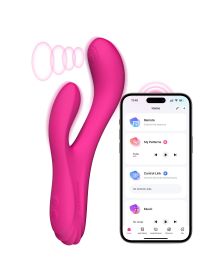 LOVENSE Osci 3 Rabbit Sex Toy Vibrator with APP Control,G-spot Vibrator & Oscillation Massager with Dual Motor for Clitoral Stimulator,Adult Toys for