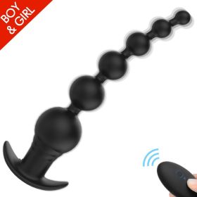 Clearance Extra Long Anal Beads with Suction Cup Butt Plug Toys for Woman Men Anus Long Anal Plug Large Anal Beads Butt Plug Sex Toy For Women Men Cou
