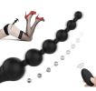 Clearance Extra Long Anal Beads with Suction Cup Butt Plug Toys for Woman Men Anus Long Anal Plug Large Anal Beads Butt Plug Sex Toy For Women Men Cou