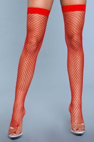 1921 Catch Me If You Can Thigh Highs (Color: Red)