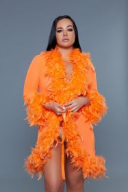 BW834S Lux Robe (Color: Neon Orange, size: OS)