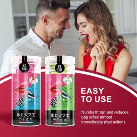 Intimate Delight Oral fluid - Fruits Flavored Sex Pleasure Gel, Hypoallergenic, Fruity Flavors for Couples, Oral Pleasure Enhancer for Adults, Gentle (Flavors: Mojito+Mint)