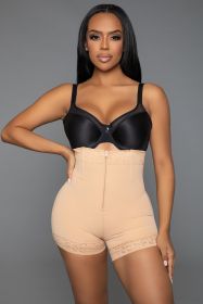 2342 Hug Me Close Bodyshaper (Color: Nude, size: 1X/2X)