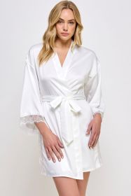 2495 Gillian Robe (Color: White, size: 1X/2X)